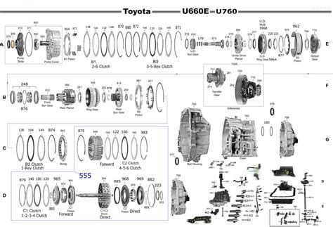 OE Exploded View Note: Depending upon vehicle application, the OE springs shown may not be present. . U660e transmission pdf